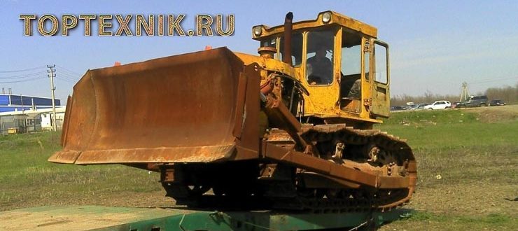 Бульдозер Т-130 погрузка